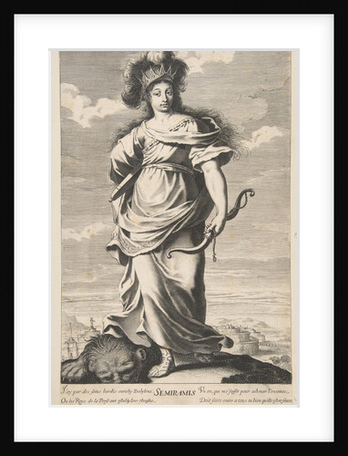Sémiramis, ca. 1639-40 by Gilles Rousselet/Abraham Bosse