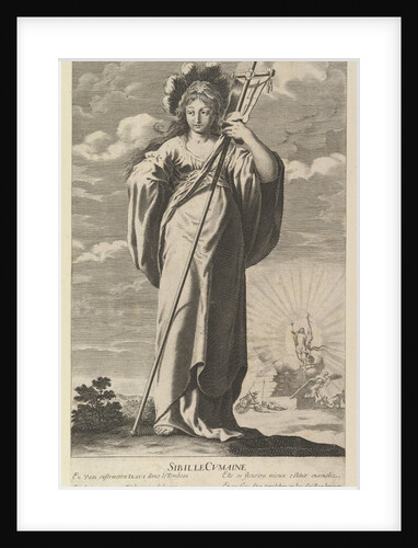 Sibylle de Cumes, ca. 1635 by Gilles Rousselet/Abraham Bosse