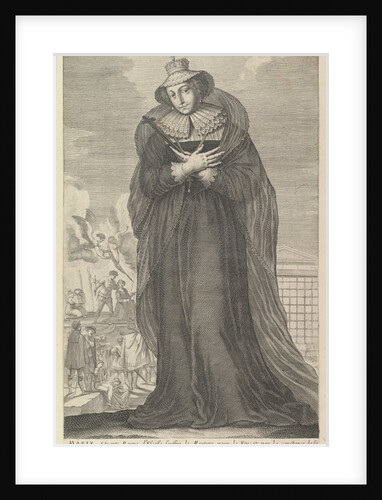 Marie Stuart, 1647 by Gilles Rousselet/Abraham Bosse