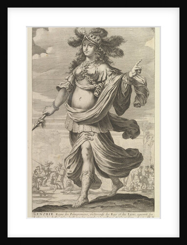 Zénobie, 1647 by Gilles Rousselet/Abraham Bosse