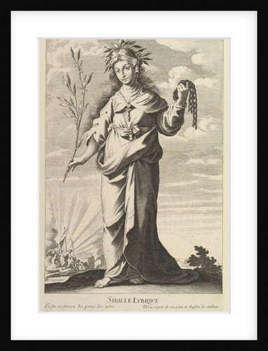 Sibylle Lybique, ca. 1635 by Gilles Rousselet/Abraham Bosse