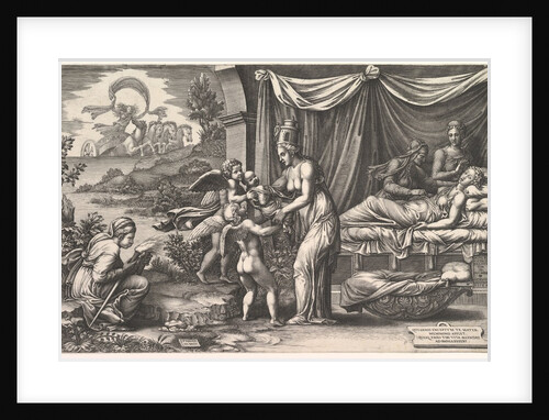 Allegory of Birth, 1558 by Giorgio Ghisi