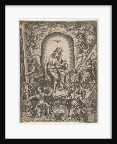 The Trinity, 1576 by Giorgio Ghisi