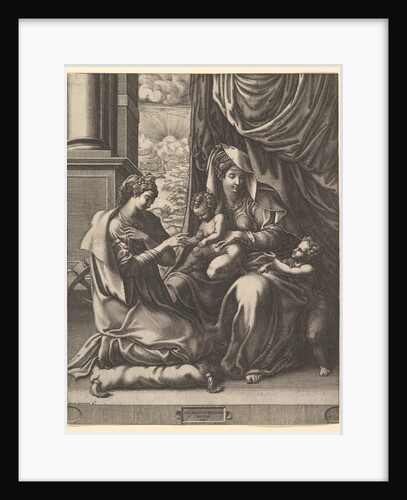 The Mystic Marriage of St. Catherine, ca. 1555-56 by Giorgio Ghisi