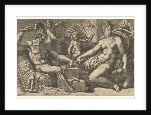 Venus and Vulcan at the Forge, ca. 1555 by Giorgio Ghisi