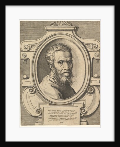 Portrait of Michelangelo, after 1564 by Giorgio Ghisi