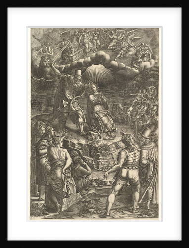 The Martrydom of St. Barbara, late 1570s by Giorgio Ghisi