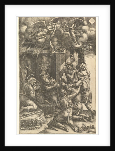 The Adoration of the Shepherds, late 1570s by Giorgio Ghisi