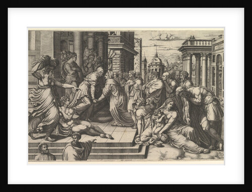 The Visitation, 1540-50 by Giorgio Ghisi