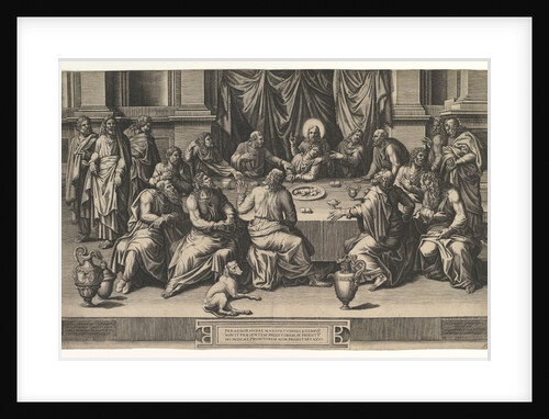 The Last Supper, 1551 by Giorgio Ghisi