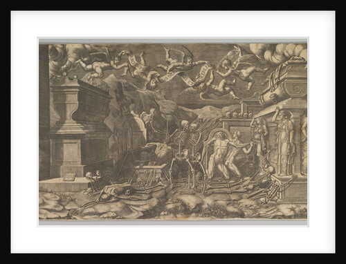 The Vision of Ezekiel, 1554 by Giorgio Ghisi