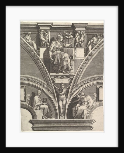 The Eritrean Sibyl; from the series of Prophets and Sibyls in the Sistine Chapel, 1570-75 by Giorgio Ghisi