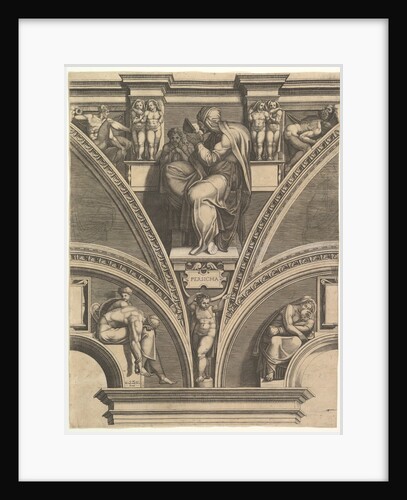 The Persian Sibyl; from the series of Prophets and Sibyls in the Sistine Chapel , 1570-75 by Giorgio Ghisi