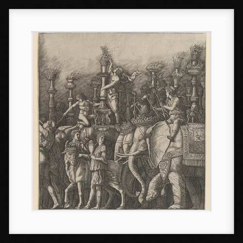 The Triumph of Caesar: the Elephants, 1470-1525 by Giovanni Antonio da Brescia (attributed to)