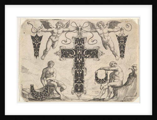 Cross-shaped Pendant and Four Other Motifs, 1622 by Giovanni Battista Costantini