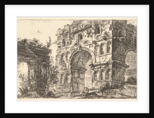 Plate 11: Temple of Janus from the series 'Antichita Romana', ca. 1748 by Giovanni Battista Piranesi