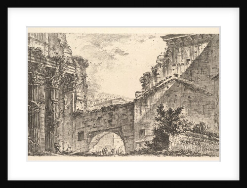 Plate 15: Forum of Augustus, ca. 1748 by Giovanni Battista Piranesi