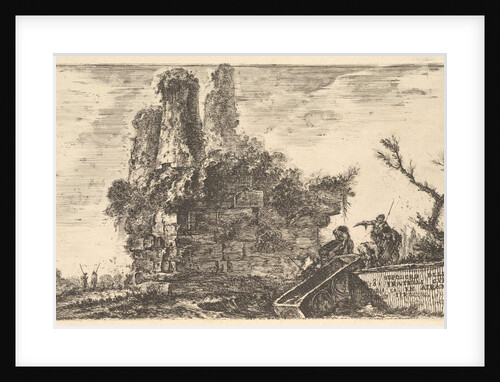 Plate 27: Tomb of the three Curiatii brothers in Alban by Giovanni Battista Piranesi