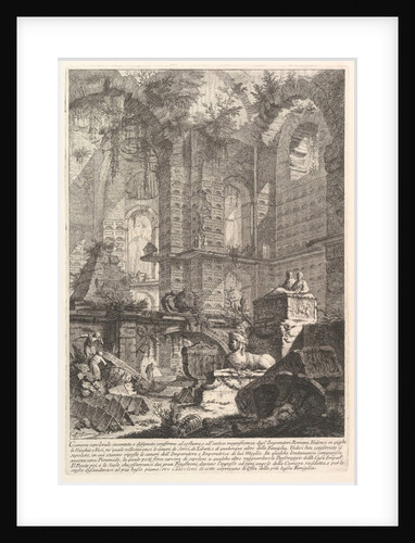 Camera sepolcrale inventata e disegnata conforme al costume, e all'antica magnificenza…, ca. 1750 by Giovanni Battista Piranesi