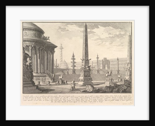 The ancient Capitol ascended by approximately one hundred steps . . by Giovanni Battista Piranesi