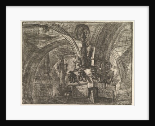 The Pier with a Lamp, from Carceri d'invenzione, ca. 1749-50 by Giovanni Battista Piranesi