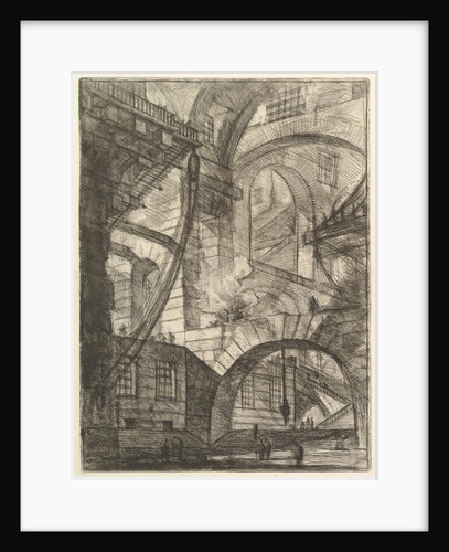 The Smoking Fire, from Carceri d'invenzione, ca. 1749-50 by Giovanni Battista Piranesi