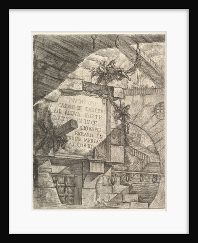 Title Page, from Carceri d'invenzione, ca. 1749-50 by Giovanni Battista Piranesi