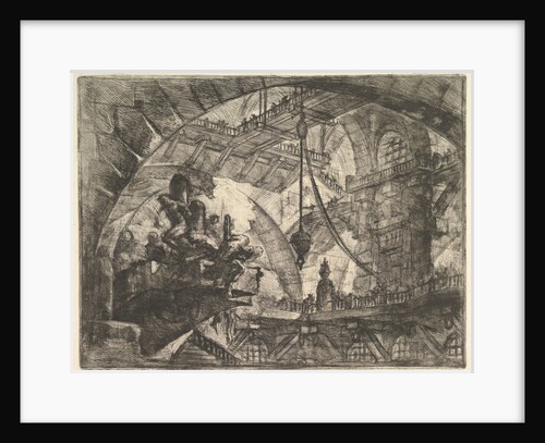 Prisoners on a Projecting Platform, from Carceri d'invenzione, ca. 1749-50 by Giovanni Battista Piranesi