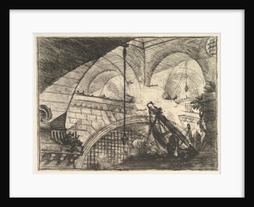 The Arch with a Shell Ornament, from Carceri d'invenzione, ca. 1749-50 by Giovanni Battista Piranesi