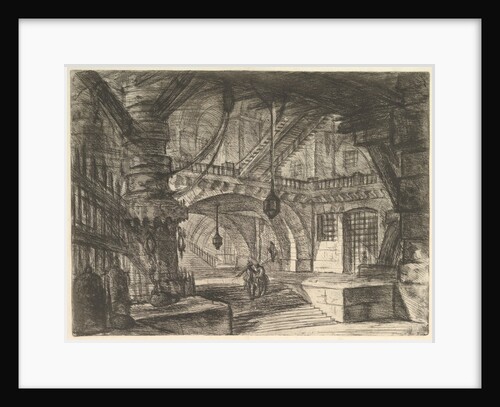 The Pier with Chains, from Carceri d'invenzione, ca. 1749-50 by Giovanni Battista Piranesi