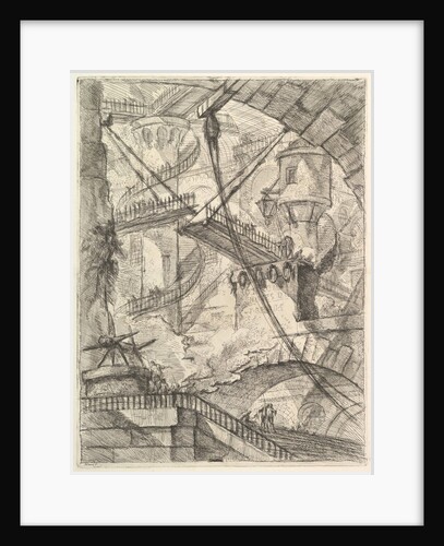 The Drawbridge, from Carceri d'invenzione, ca. 1749-50 by Giovanni Battista Piranesi