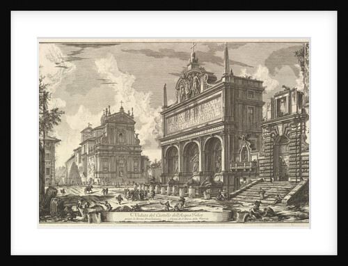View of the Fountainhead of the Acqua Felice…., from Vedute di Roma, ca. 1751 by Giovanni Battista Piranesi