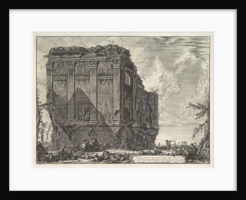 The so-called Temple of Salus, on the road to Alban by Giovanni Battista Piranesi