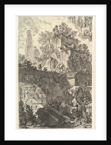 Frontispiece, with Statue of Minerva, ca. 1748 by Giovanni Battista Piranesi