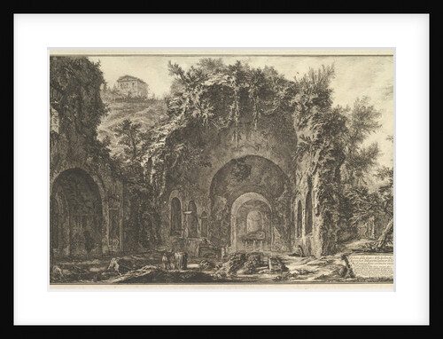 The so-called Grotto of Egeri by Giovanni Battista Piranesi