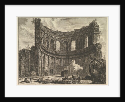 Avanzi del Tempio detto di Apollo nella Villa Adriana vicino a Tivol by Giovanni Battista Piranesi