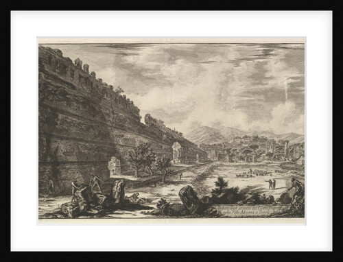 Veduta degli avanzi del Castro Pretorio nella Villa Adriana a Tivol by Giovanni Battista Piranesi