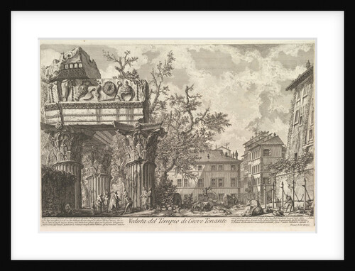The Temple of Vespasian and Titus, ca. 1756 by Giovanni Battista Piranesi