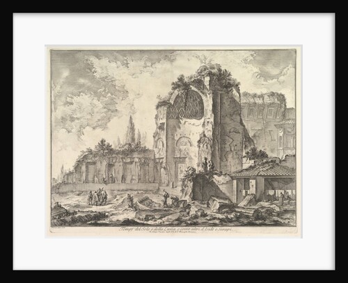 The Temple of Venus and Roma, ca. 1759 by Giovanni Battista Piranesi