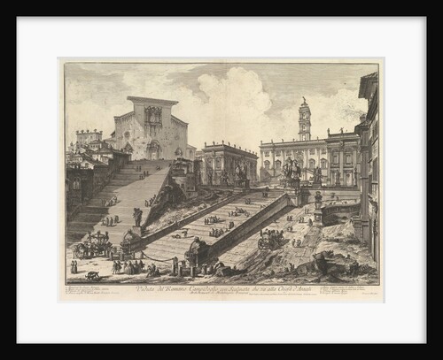 The Capitol and the steps of S. Maria in Aracoel by Giovanni Battista Piranesi