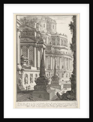 Plate 3: 'Ancient mausoleum erected for the ashes of a Roman emperor by Giovanni Battista Piranesi
