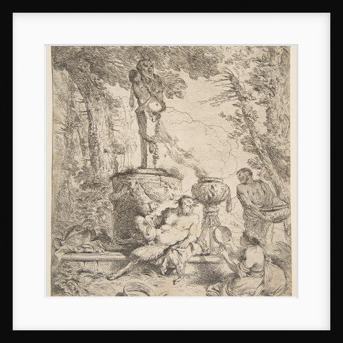 Bacchanal before an altar to the gods, ca. 1645 by Giovanni Benedetto Castiglione