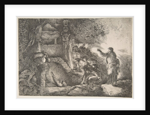 Raising of Lazarus, 1645-1650 by Giovanni Benedetto Castiglione