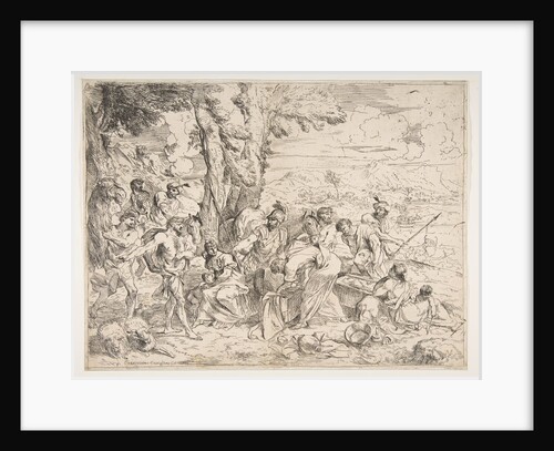 Laban searching for idols among Jacob's possessions, ca. 1635-40 by Giovanni Benedetto Castiglione