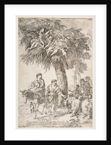 The Holy Family on their flight into Egypt, ca. 1647 by Giovanni Benedetto Castiglione