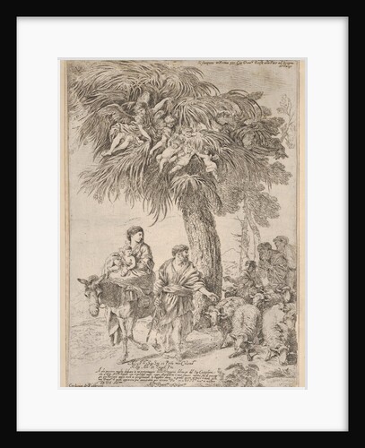 The Holy Family on their flight into Egypt, ca. 1647 by Giovanni Benedetto Castiglione