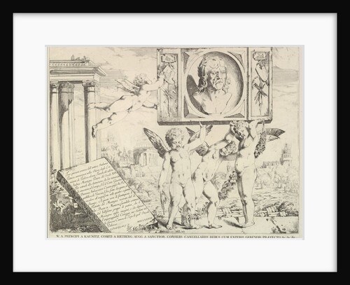 Title page: Homage to Mantegna, from 'The Story of Saints James and Christopher in the Ere…, 1776 by David Giovanni