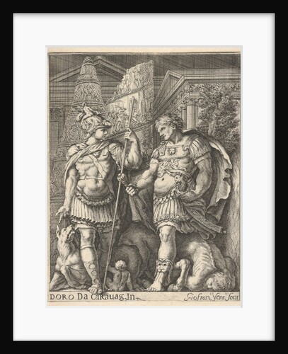 Two Roman Soldiers, 17th century by Giovanni Francesco Venturini