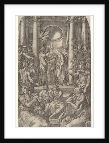 The Marriage of the Virgin, ca. 1525 by Giovanni Jacopo Caraglio