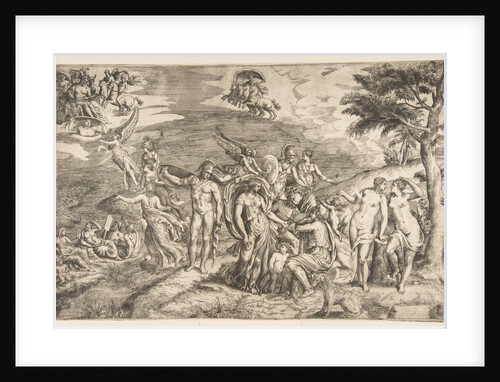 The Judgment of Paris, 16th century by Giulio Bonasone